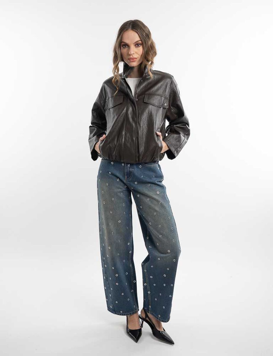 Chaqueta Ecocuero Mujer Soviet