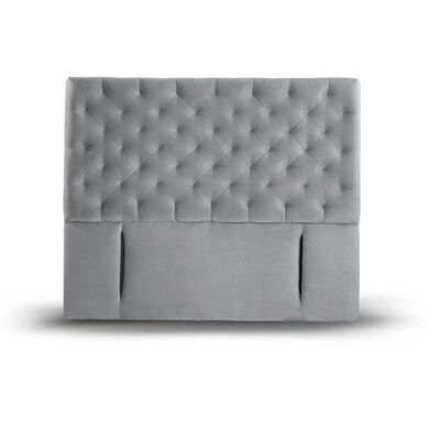 Respaldo Latam Home 2 Plazas Brescia Tela Velvet Gris