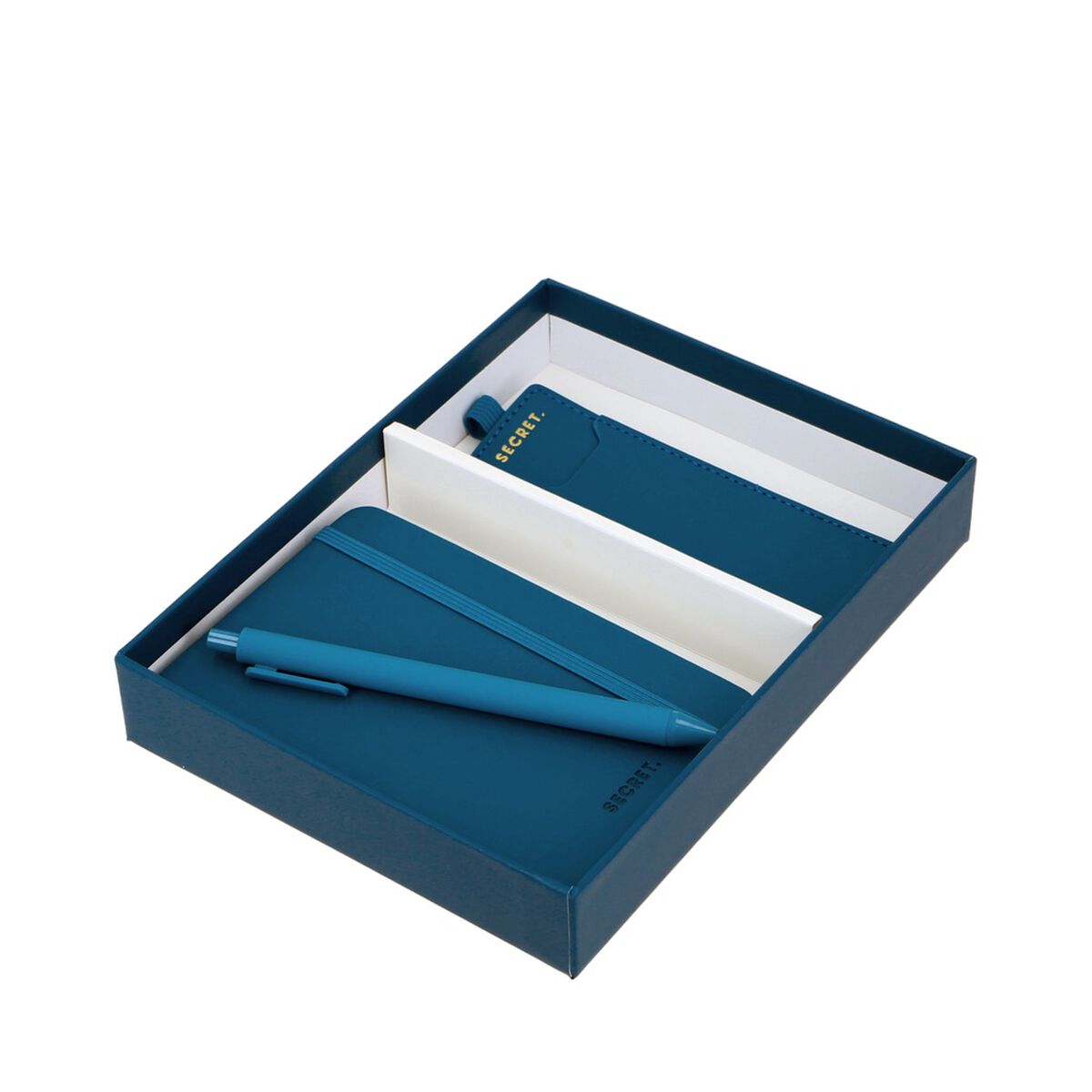 Set Libreta + Separador + Lápiz Secret Sintra SC6 Azul