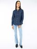 Blusa Denim Manga Larga Mujer Zibel