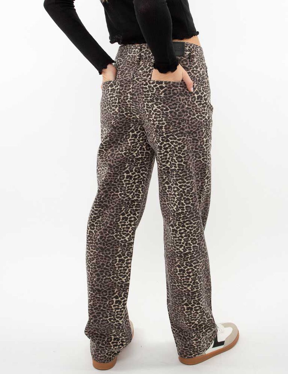 Jeans Indigo Animal Print Recto Mujer Icono