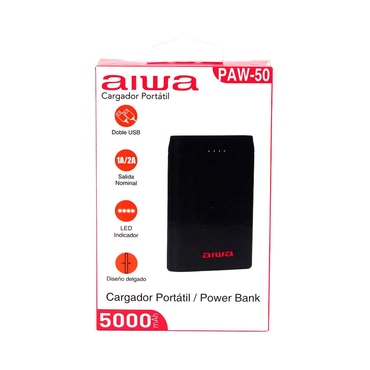Power Bank Cargador Portátil Paw-50