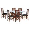 Juego de Comedor Latam Home Alicante 6 Sillas Negro