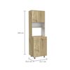 Mueble para Microondas TuHome Orion 2 Puertas Duna Blanco