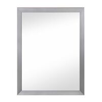 Espejo Plástico Vgo Metalizado Rectangular 50 x 40 cm Grafito