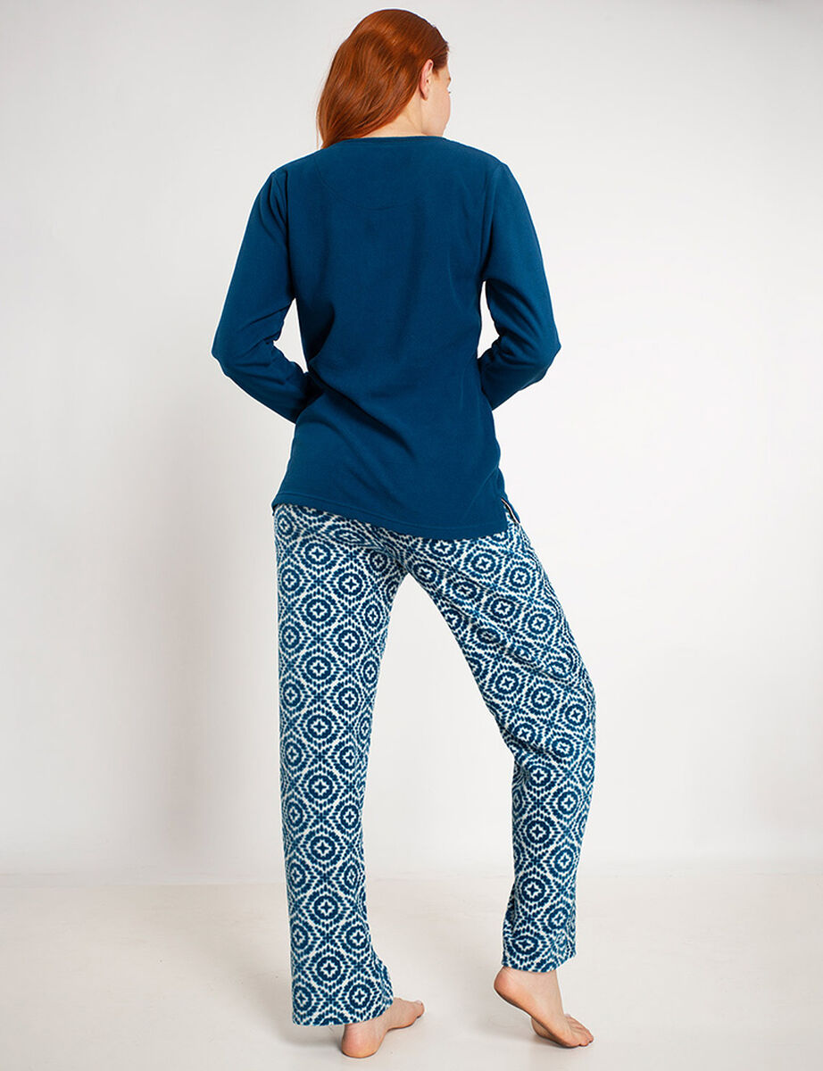Pijama Polar Mujer Lady Genny Abc