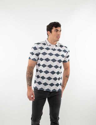 Imagen 1 del producto Polera Manga Corta Hombre Icono Blanco