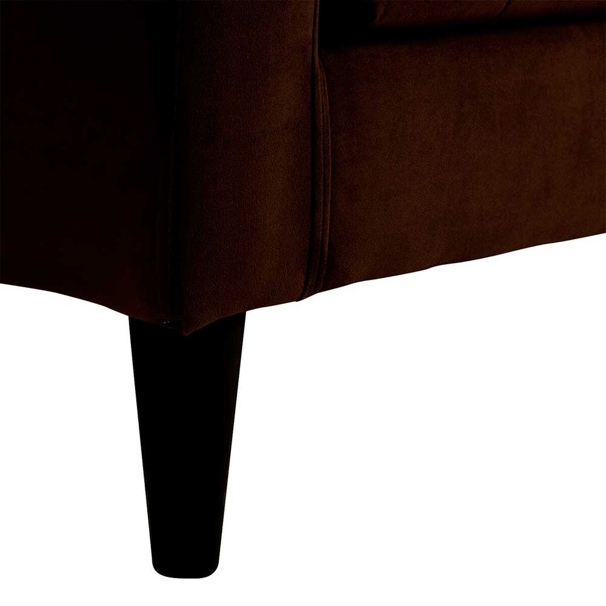 Sof&aacute; Bodevir Retro Felpa 00 3 Cuerpos Chocolate&nbsp;