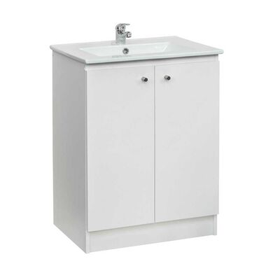 Mueble Vanitorio Mobikit Barbados 2 Puertas Blanco