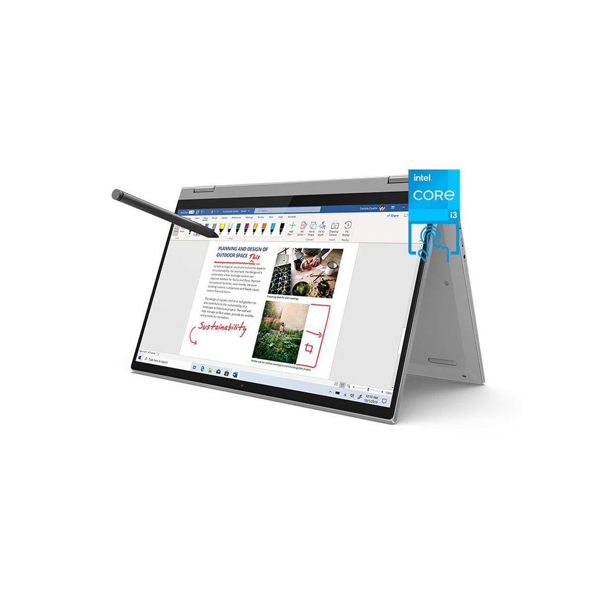 Notebook Lenovo IP5-14ITL05 Core i3 8GB 256GB SSD 14" Touch + Lápiz