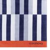 Toalla de Playa Velour Casanova Stripes Blue 75 x 150 cm