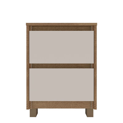 Imagen 2 del producto Velador Vekkahome Coimbra 2 Cajones Café