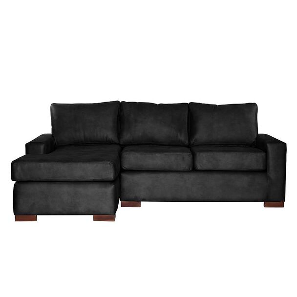 Sofá Seccional Izquierdo Latam Home Livorno 3 Cuerpos Negro