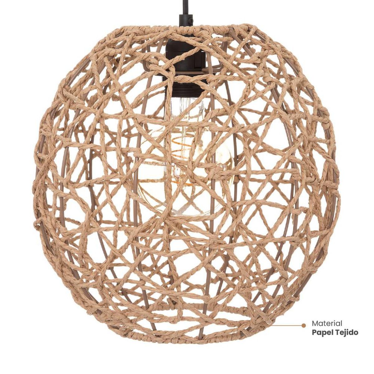 L&aacute;mpara de Pie Arco Atmosphera Raahe 180cm Metal Natural