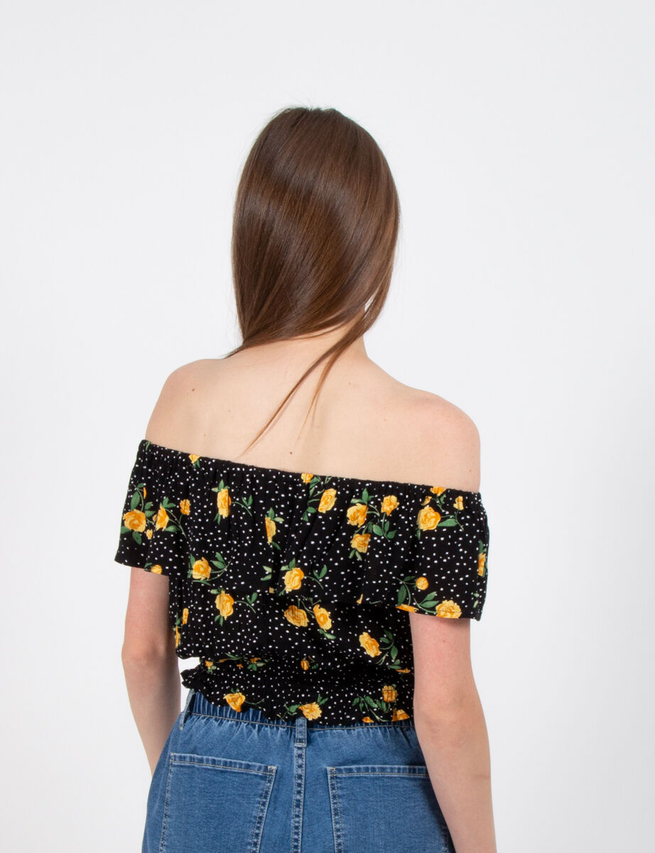 Blusa Crop Mujer Icono