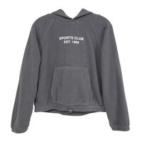 Polerón Polar con Gorro Niña Mila Grafito