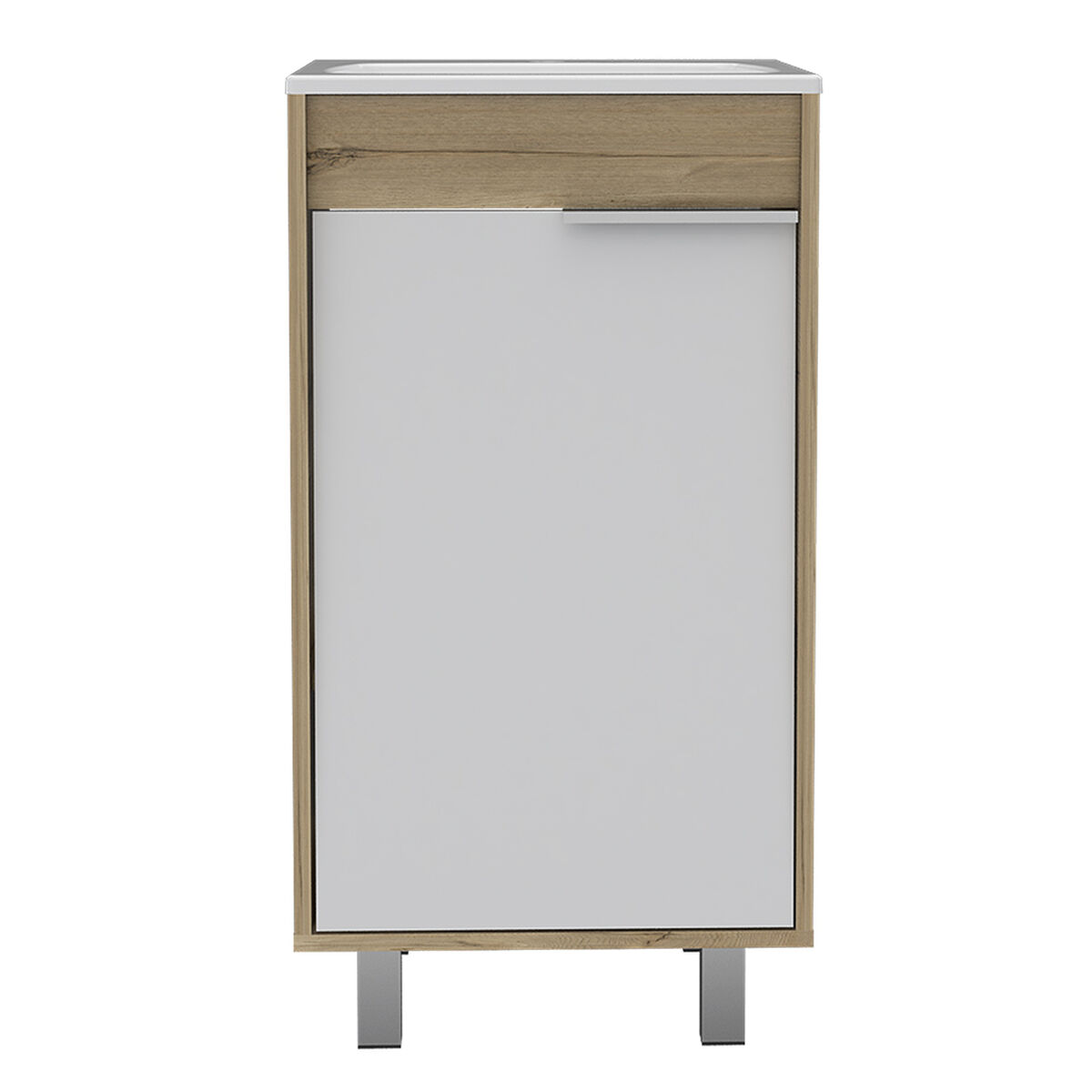 Mueble Lavamanos Carter Piso Duna-Blanco