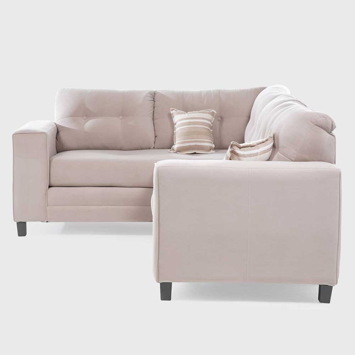 Sofá Seccional Izquierdo Living Factory Dubai 5 Cuerpos Beige