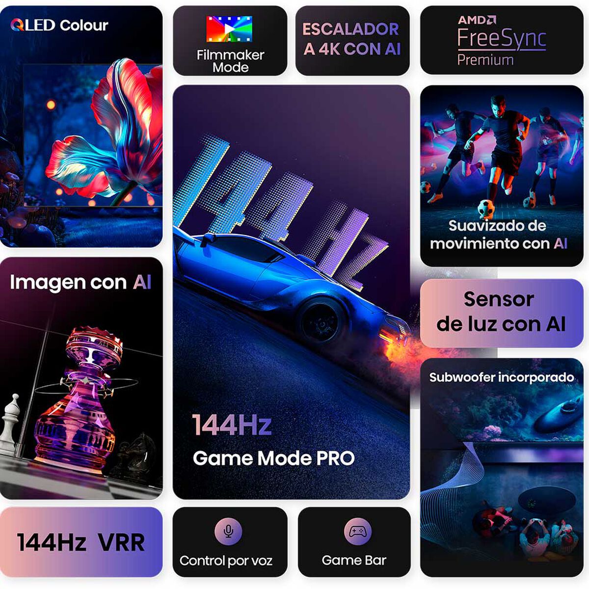QLED 100" Hisense 100Q7QG Smart TV 4K
