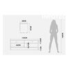 Rack TV Decocasa Aspen Hasta 50" Negro