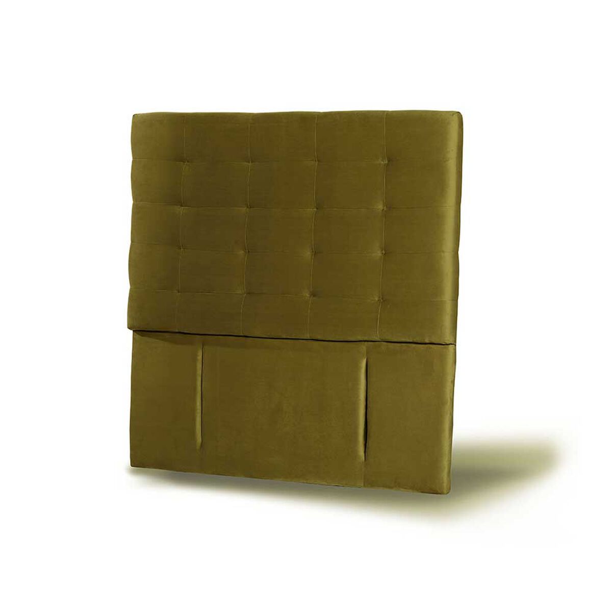 Respaldo Latam Home 1,5 Plazas Napoles Tela Velvet Verde