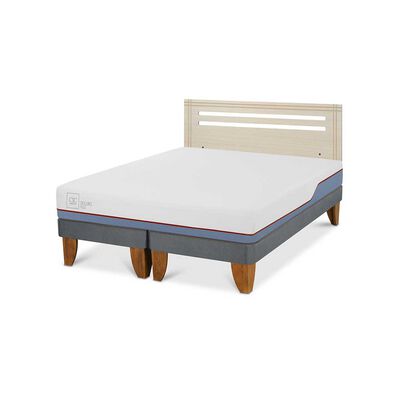 Imagen 2 del producto Cama Europea CIC Base Dividida 2 Plazas Excellence Plus + Respaldo Munich Alpino