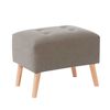 Pouf Latam Home Niza Lino Gris Claro