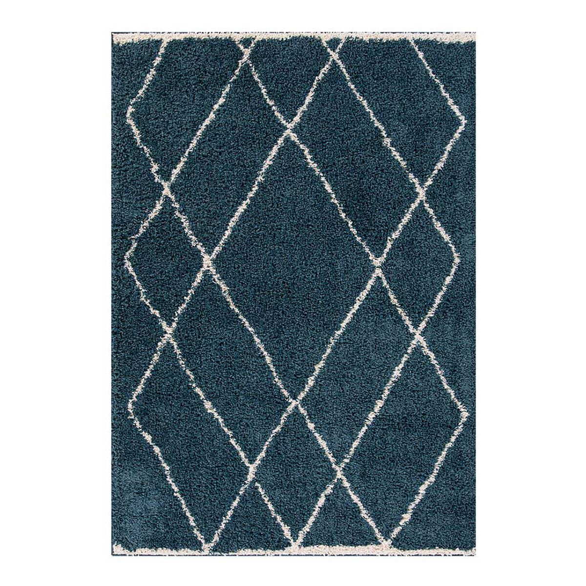 Alfombra Idetex Shaggy Guiza 150 x 200 cm Turquesa