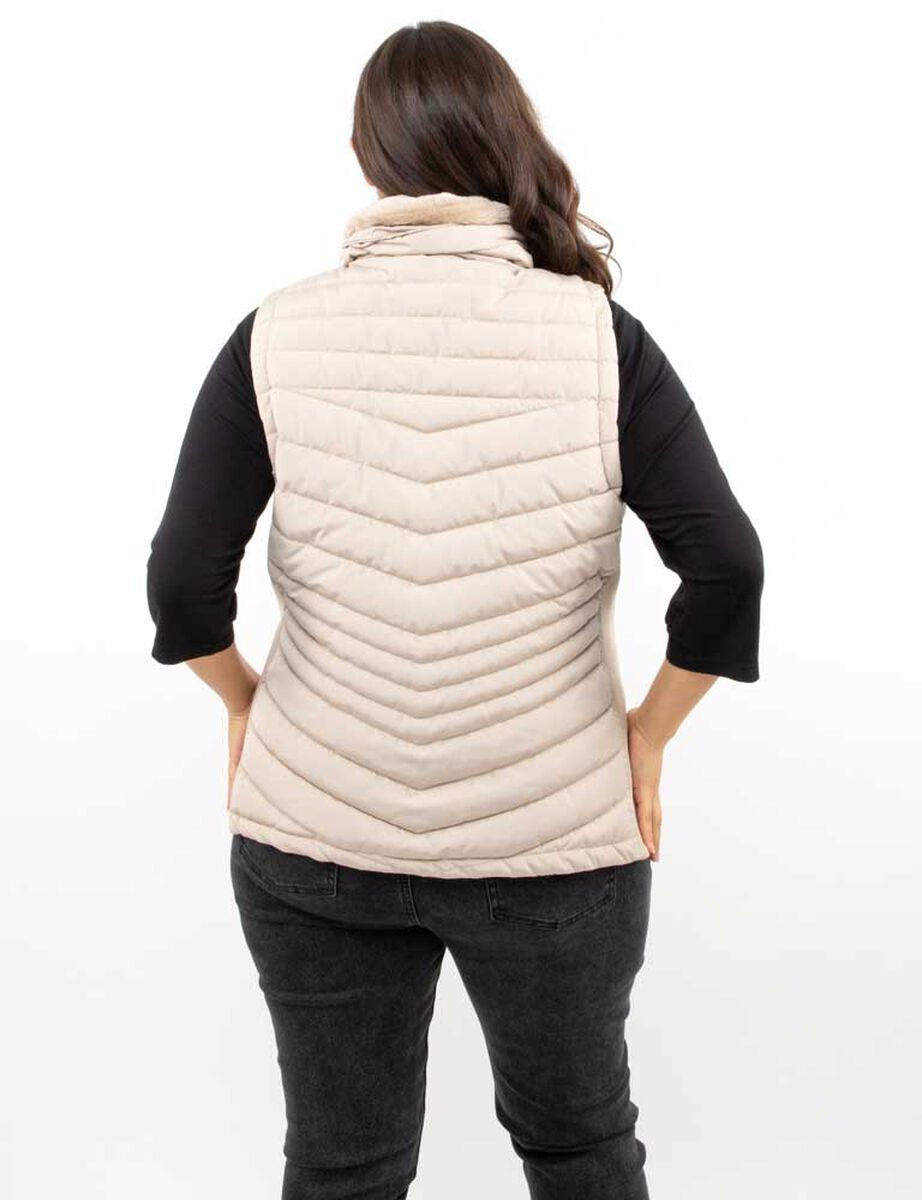 Parka Larga Sin Mangas Mujer Extralindas