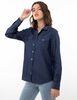 Blusa Denim Manga Larga Mujer Zibel