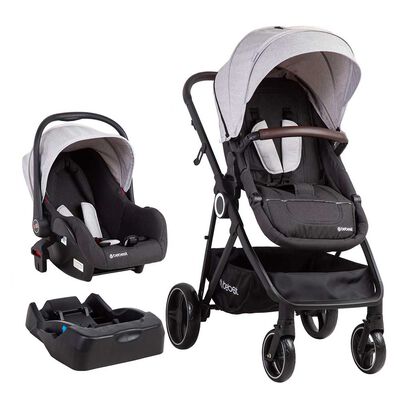 Imagen 1 del producto Coche Cuna Travel System Bebe Cosmos con Base Gris Bebesit