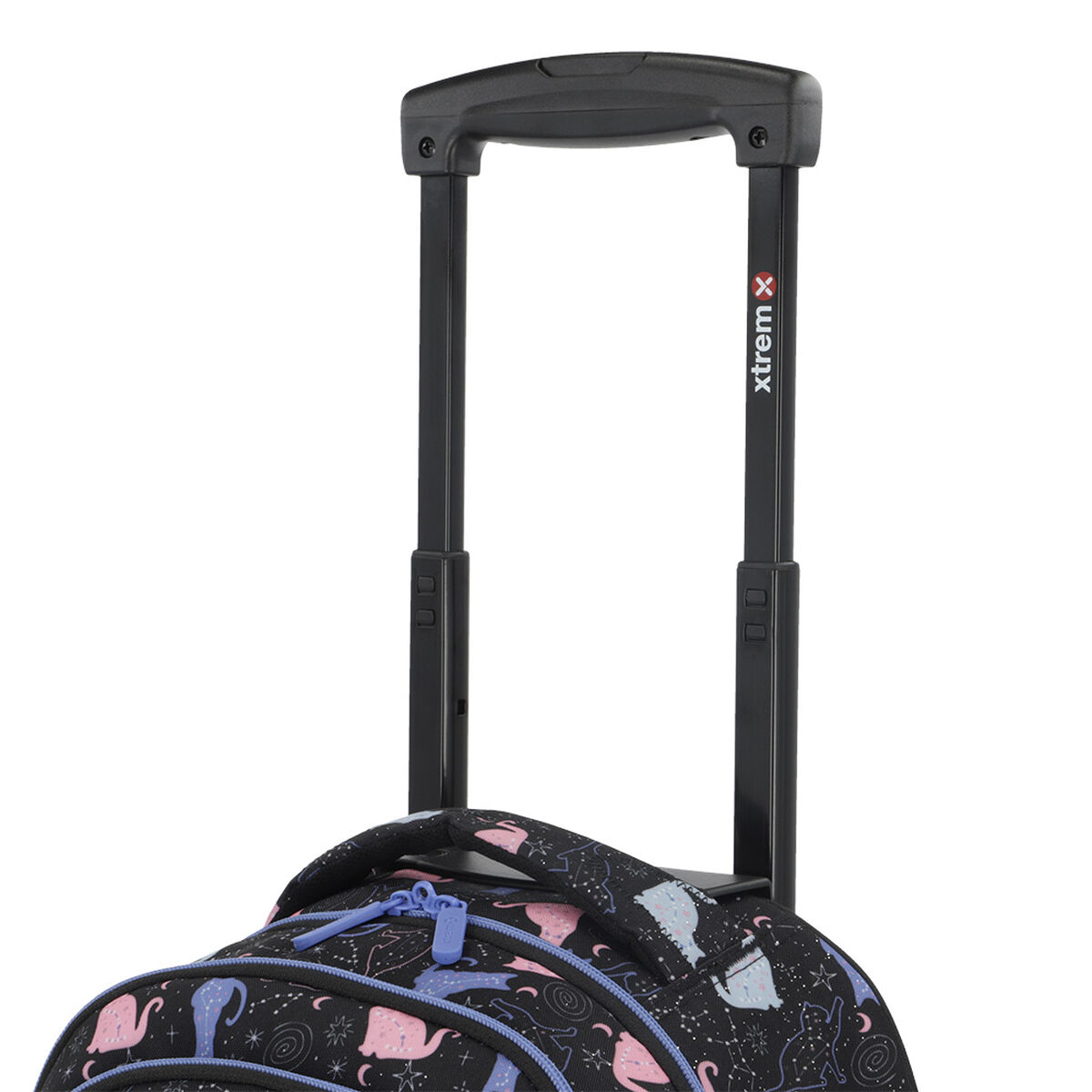 Mochila con ruedas Xtrem Cross 2.0 5XT Negro/Púrpura
