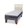 Cama Europea CIC 1,5 Plazas Ortopedic Advance + Respaldo Torino Alpino