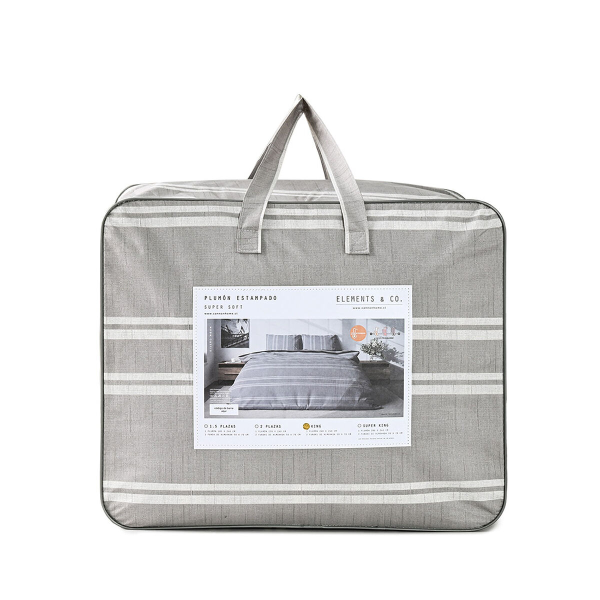 Plum&oacute;n Elements & Co Noah King Gris