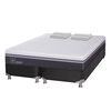 Box Spring CIC Base Dividida King Ortopedic Advance + Almohadas