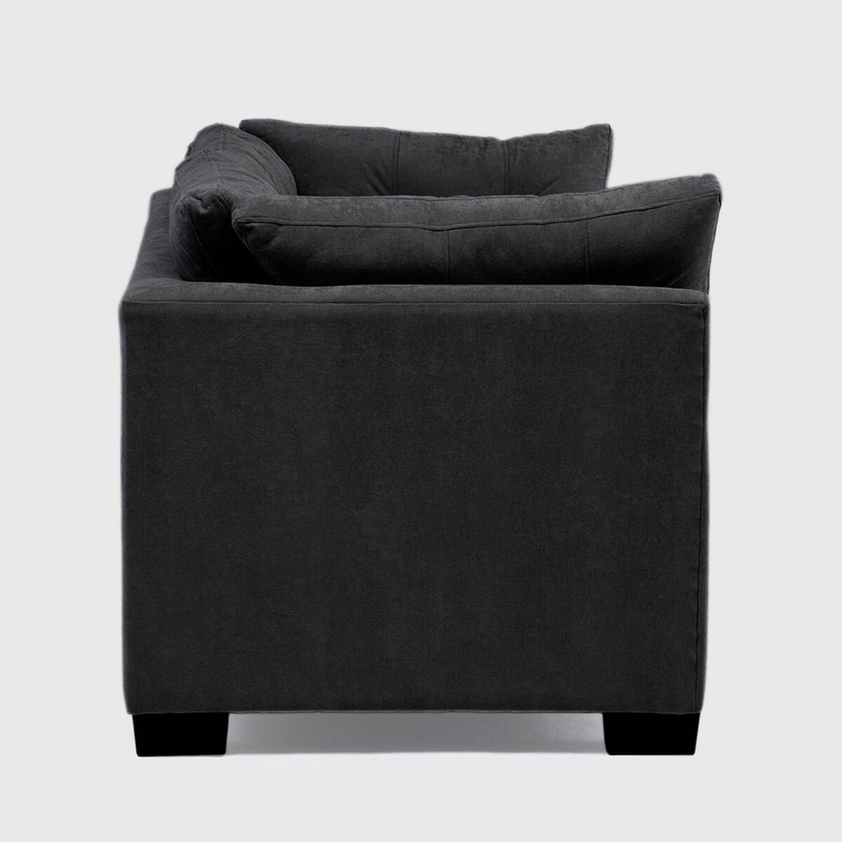 Sof&aacute; Muebles MPR Edimburgo 3 Cuerpos Negro