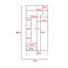 Clóset TuHome Z-81 2 Puertas 2 Cajones