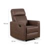 Juego de Living Reclinable CIC Asturias 3C+1C+1C Caf&eacute;