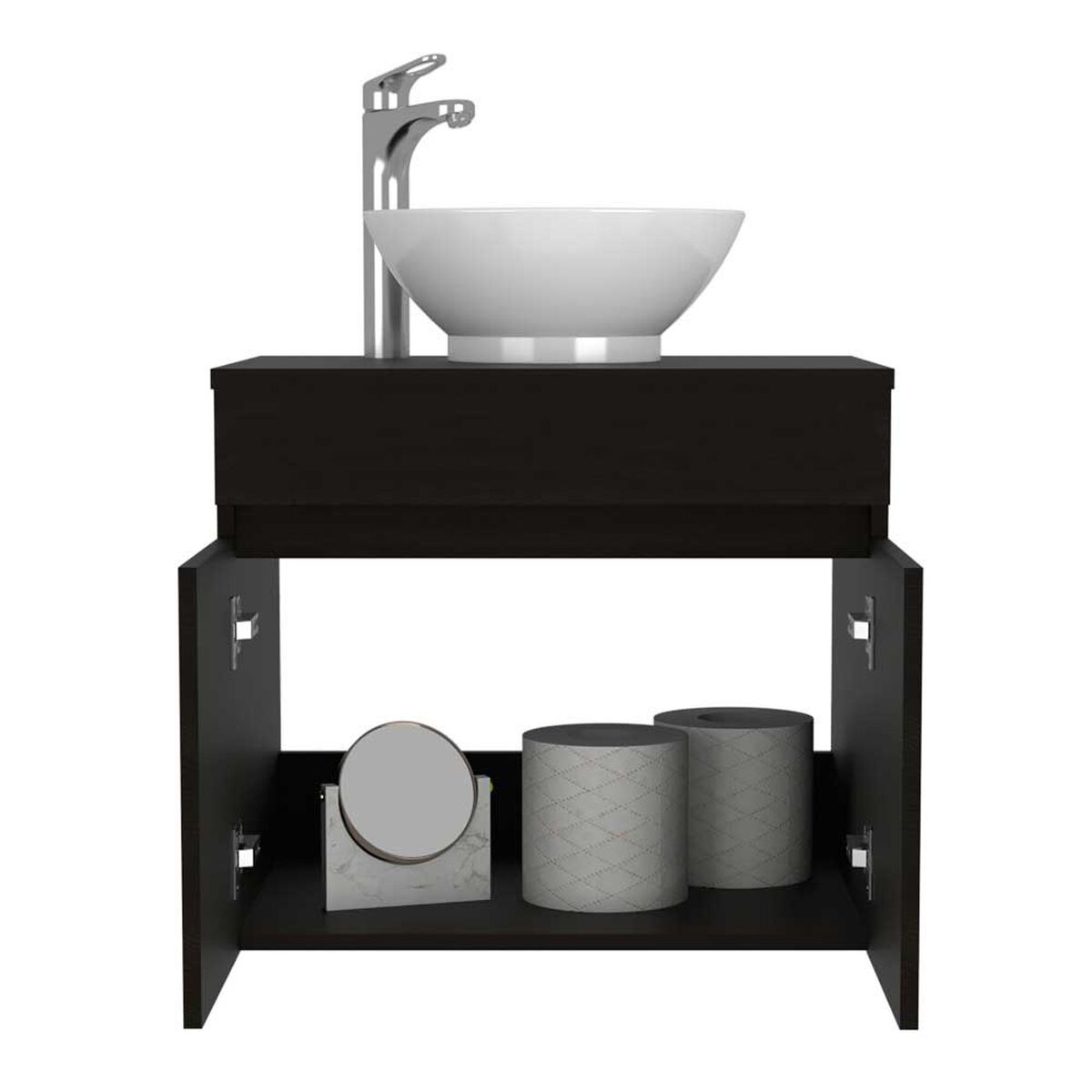 Mueble Lavamanos TuHome Manchester 2 Puertas Wengue