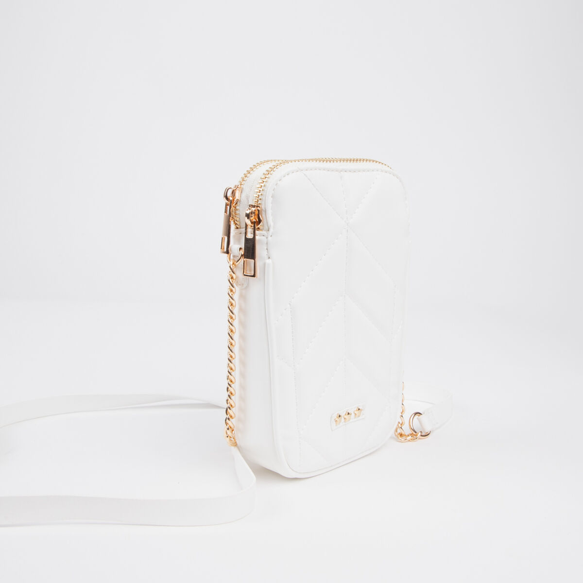 Porta Celular Blanco Icono