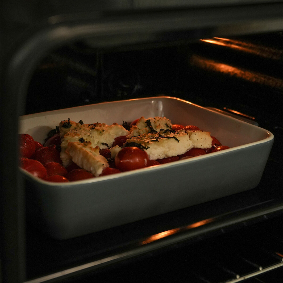 Set 3 Fuentes de Cerámica para Horno Gris Simplit