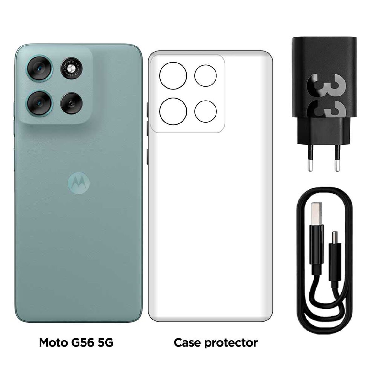 Smartphone Motorola MOTO G56 256GB 6.72" Gris Liberado