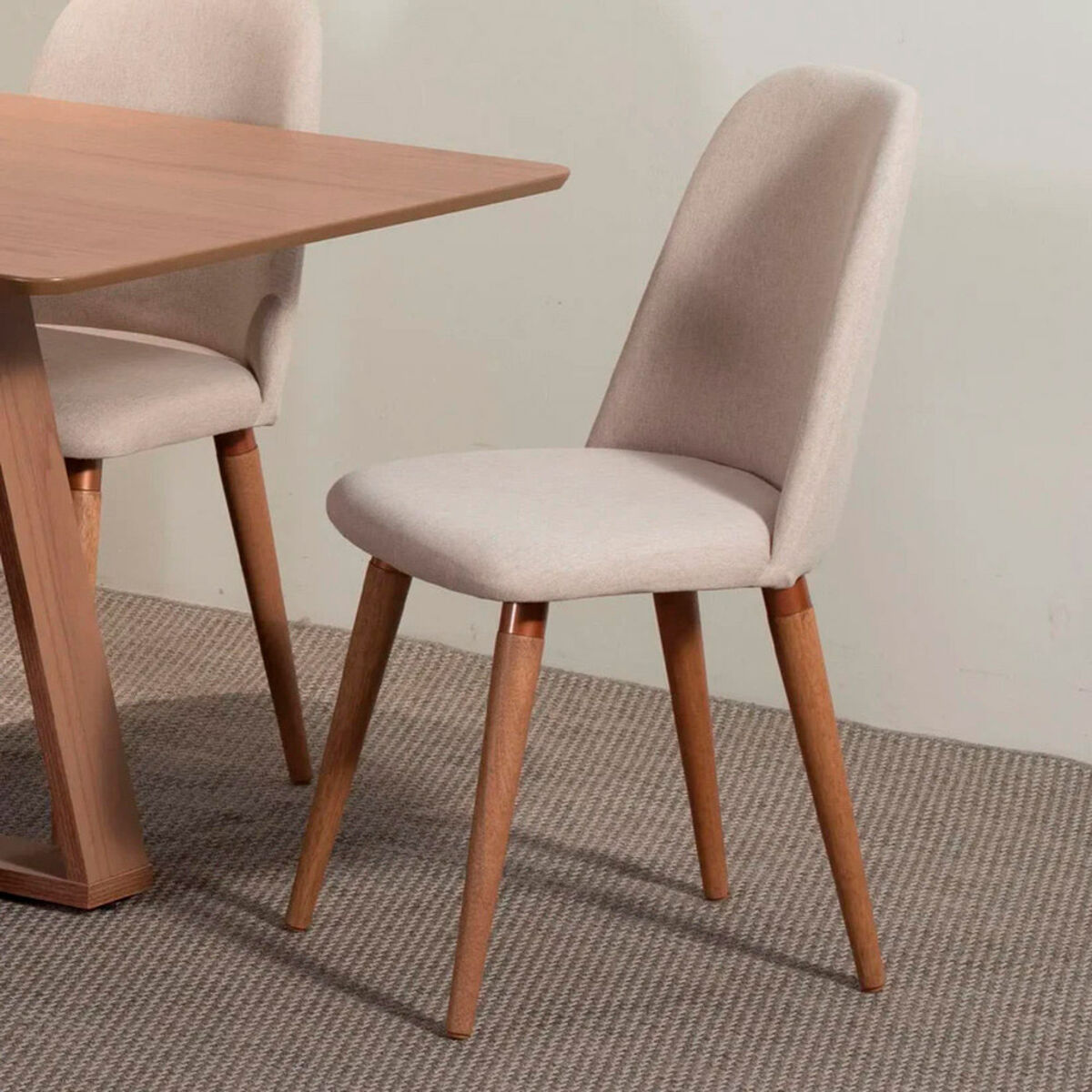 Juego de Comedor Decocasa Avena 6 Sillas Beige