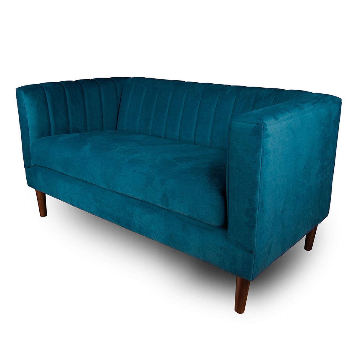 Sof&aacute; Tela Velvet Latam Home Sorrento 2 Cuerpos