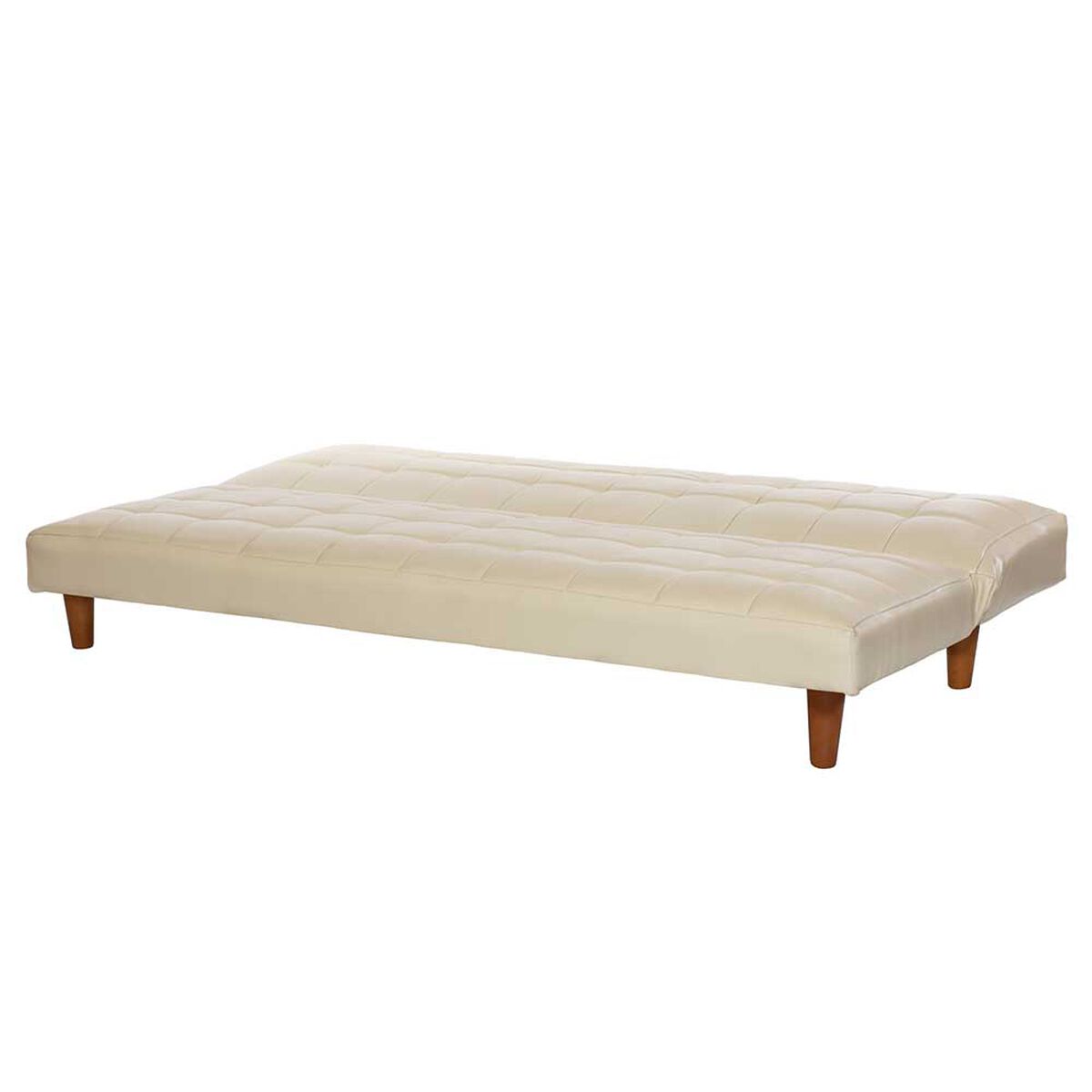 Futón Latam Home Turin PU 3 Cuerpos Beige