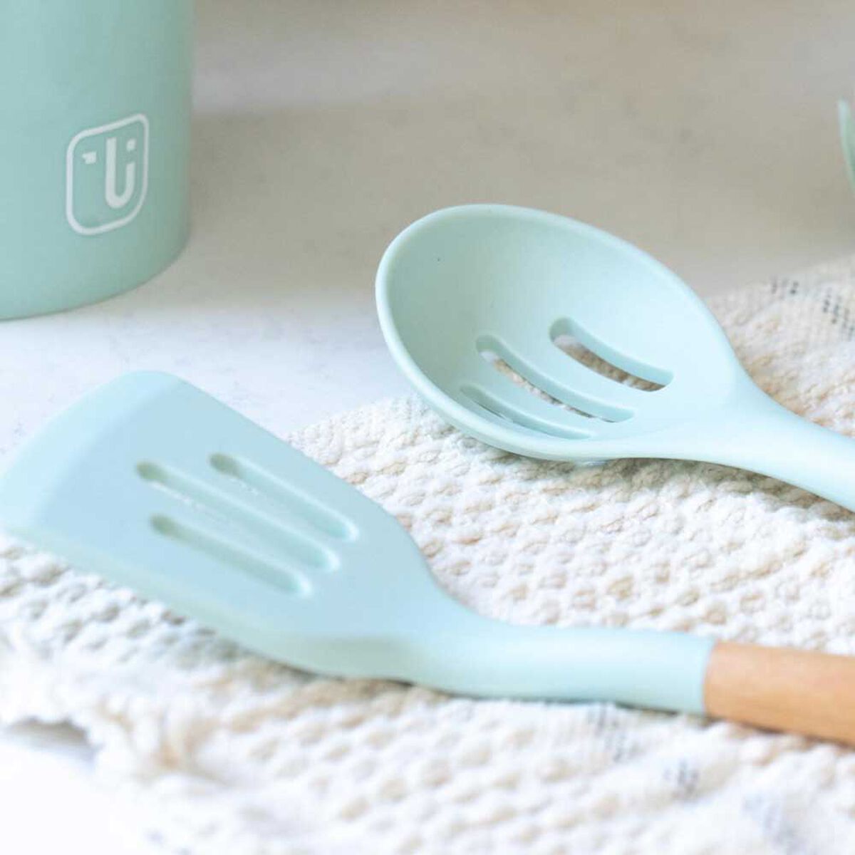 Set 12 Utensilios de Cocina Silicona Simplit Calipso