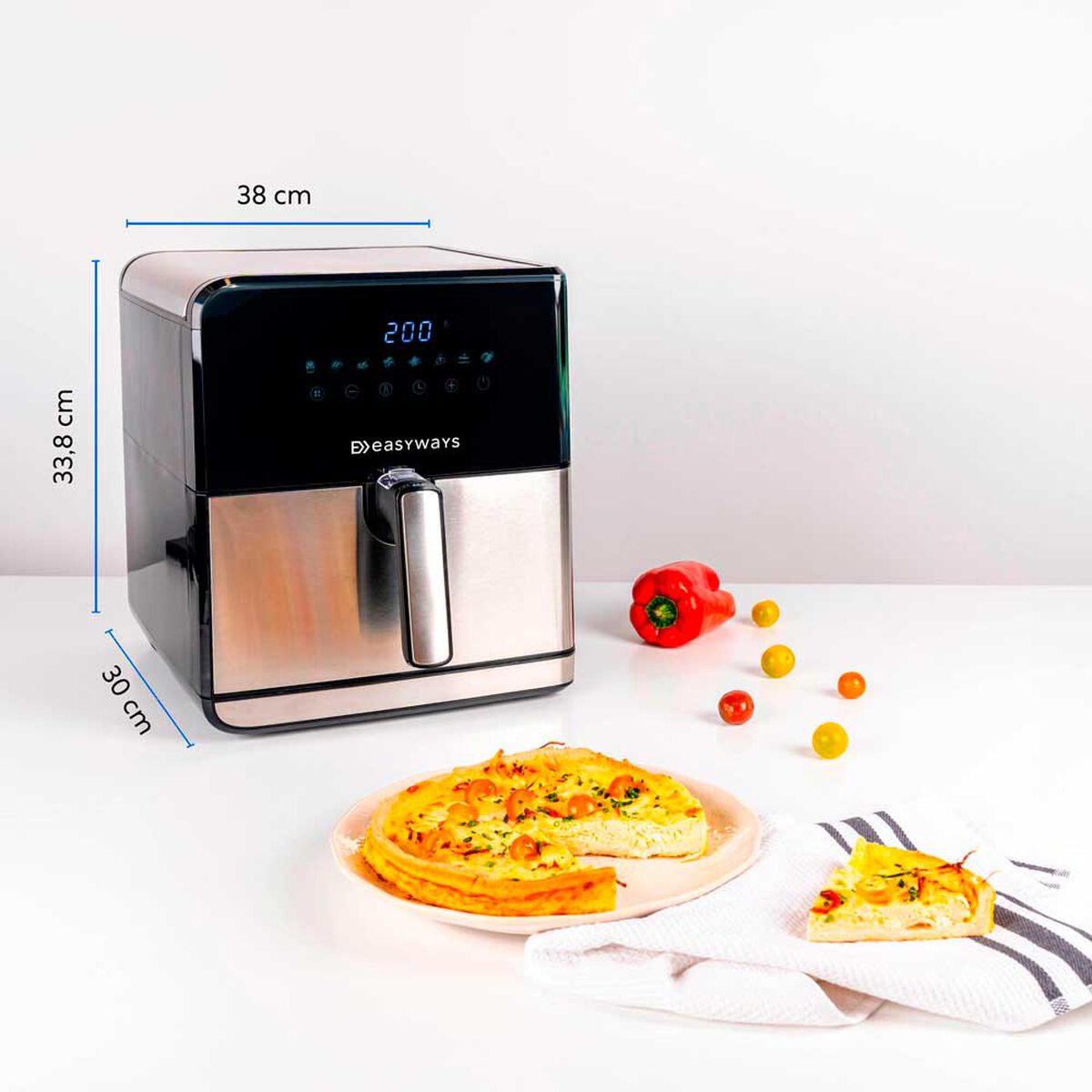 Freidora de Aire EasyWays Air Fryer Xl 6,2 lts.
