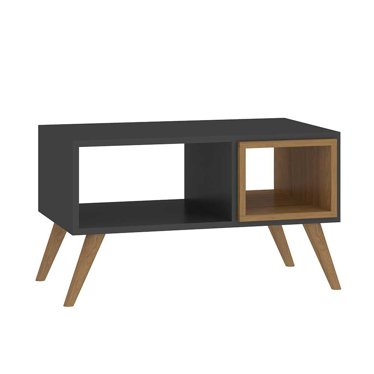 Mesa de Centro Jdo & Design Retro Grafito Nogal