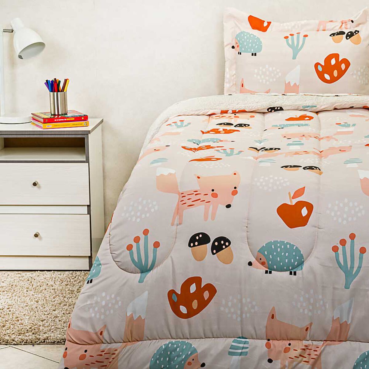 Set Plumón Infantil + Juego de Sábanas Sherpa Casanova Kids 1,5 Plazas Matilda