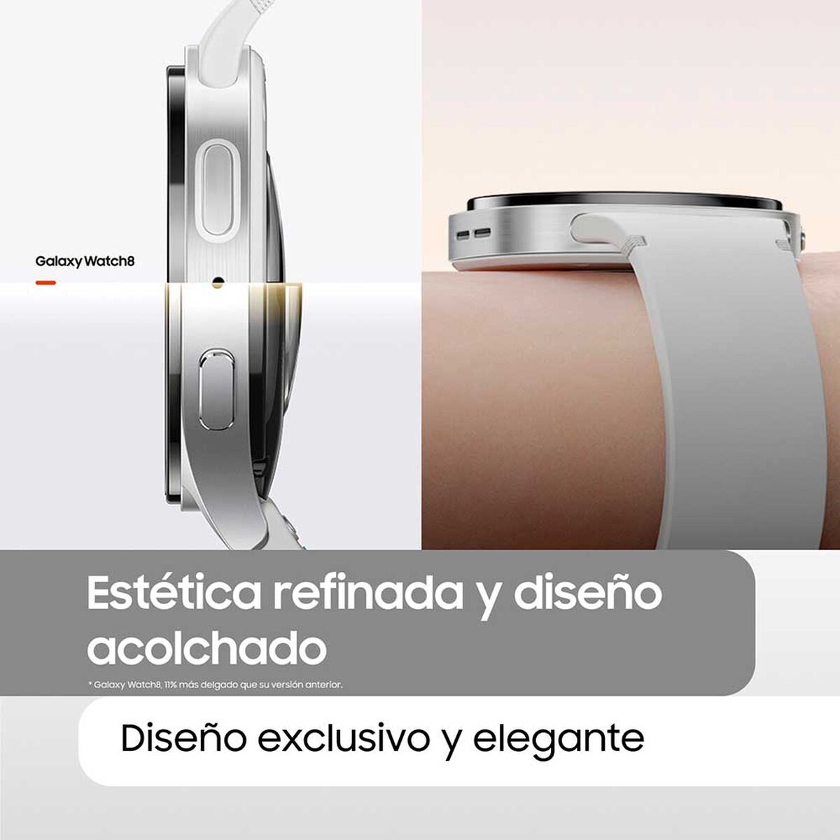 Smartwatch Samsung Galaxy Watch8 44mm Plata